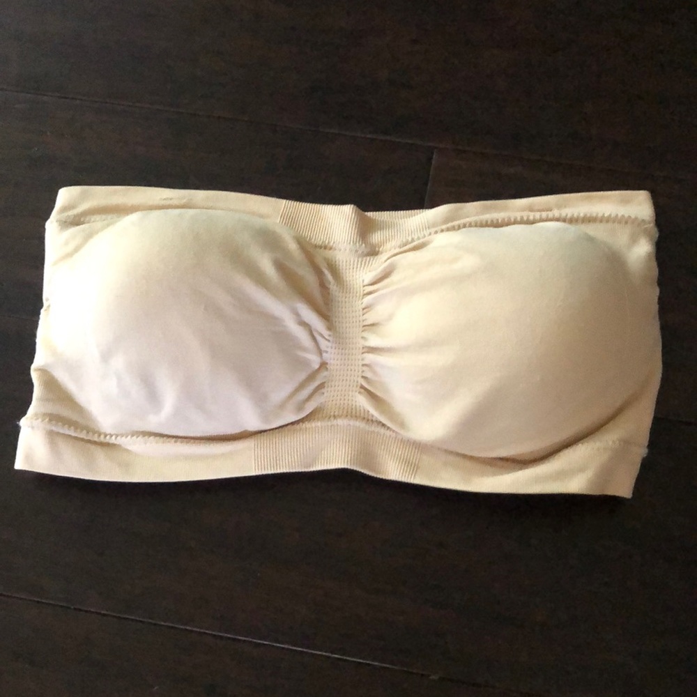 Strapless bandeau nursing bra